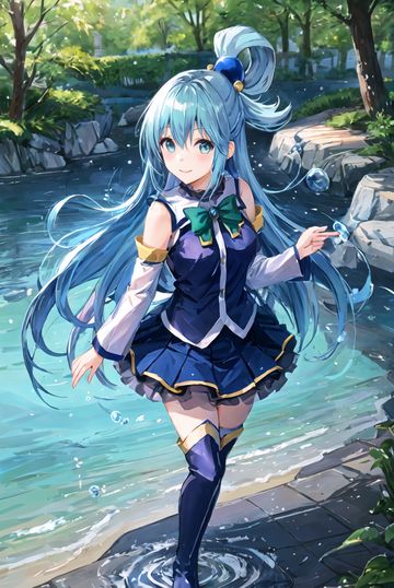 [SD 1.5][LORA]Aqua (Konosuba) LoRA 1