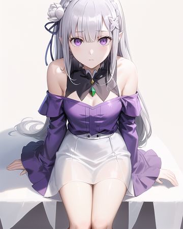 [Other][LORA]RE:ZERO-emilia/爱蜜莉娅 emilia v1