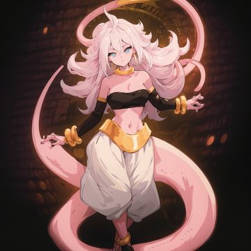 [SD 1.5][LORA]android21 majin form (dragonball) v1.5