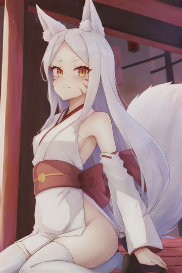 [Other][LORA]Shiro (Sewayaki kitsune no Senko-san) Shiro White Fox