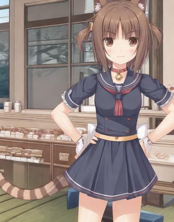 [SD 1.5][LORA]LoRA-Nekopara-Azuki Azuki-LoRA