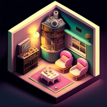 [SD 1.5][TextualInversion]Isometric Dreams 1.5 TI Set 3 4300  - First of Many