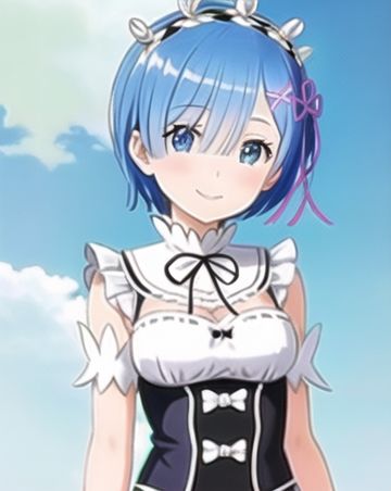 [SD 1.5][TextualInversion]Rem (Re:Zero) 1