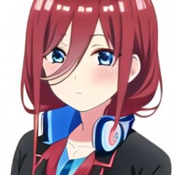 [SD 1.5][Hypernetwork]Miku Nakano (The Quintessential Quintuplets) 1