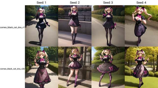 [SD 1.5][TextualInversion]Corneo's Black Cat D.va Embedding 2.0.0