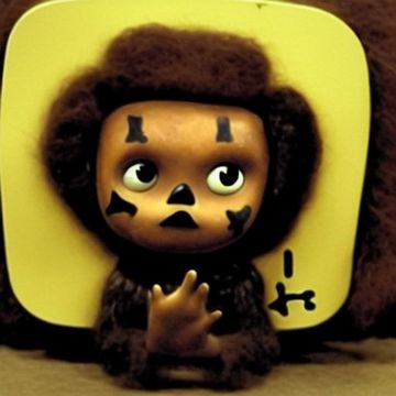 [SD 1.5][TextualInversion]cheburashka learned embeds