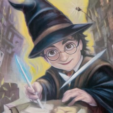 [SD 1.5][Checkpoint]'Harry Potter' artwork style by Mary GrandPre 1.0