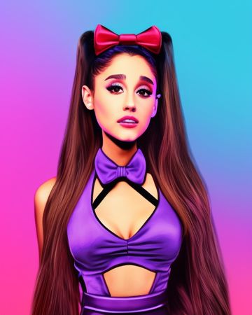 [SD 1.5][TextualInversion]Ariana Grande AriGra3V-383